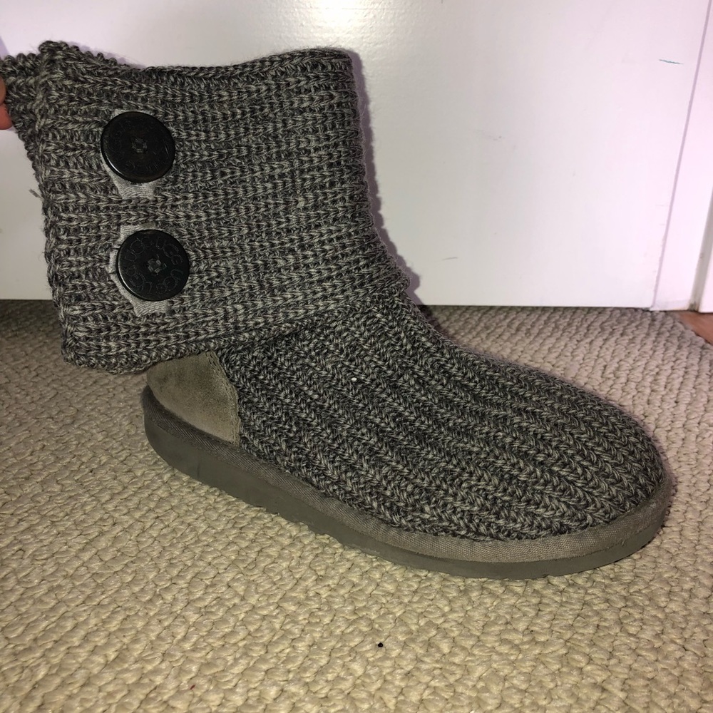 UGG Australia Grey Knit Uggs